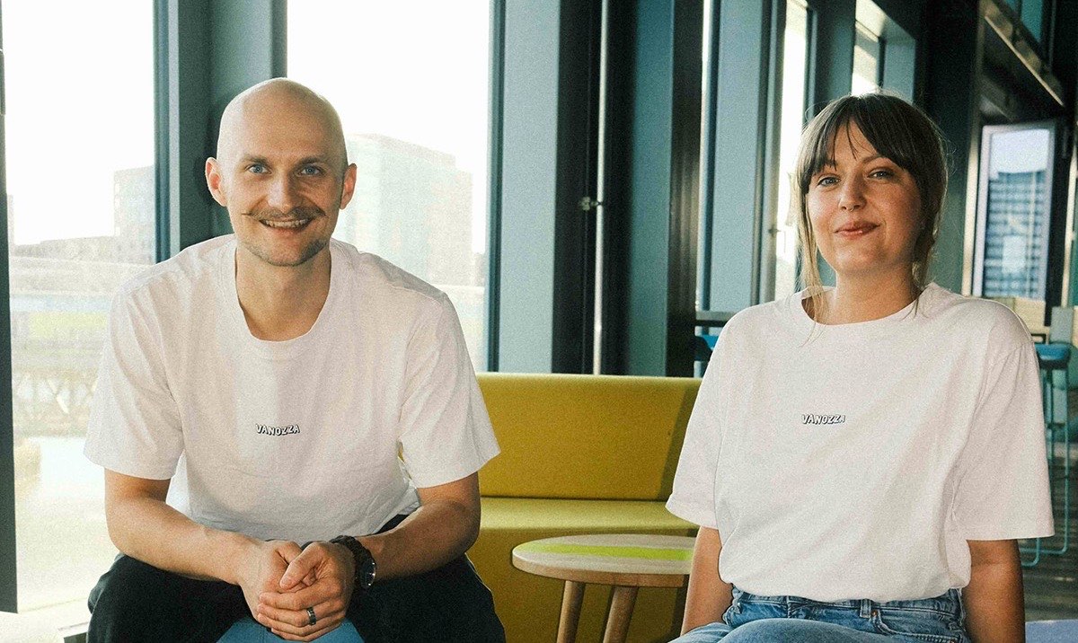 Nico Hansen und Marie Chiara Tauber von VANOZZA im TechQuartier