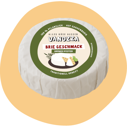 VANOZZA Brie Geschmack Grüner Pfeffer