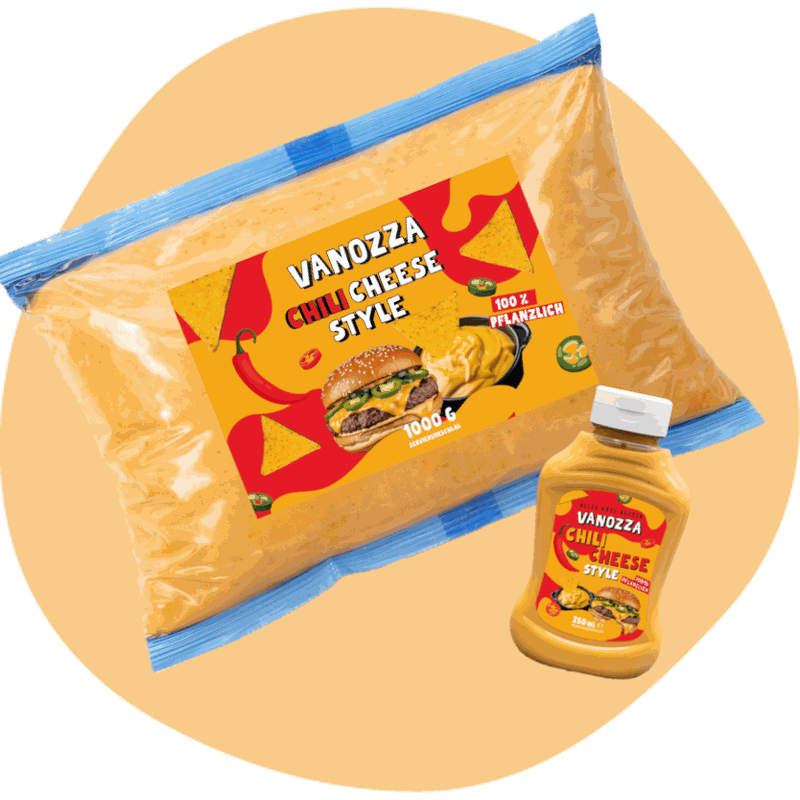 VANOZZA Chili Cheese Style – 250 g und 1 kg